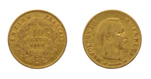 Pièce de 10 francs Napoléon en Or